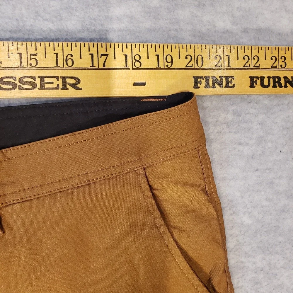 Prana‎ Zion Shorts Mens 40 Brown Solid Modern Hiking Climbing Outdoor Alameda